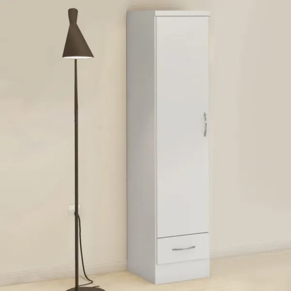 Upgrade Your Bedroom with Home Divine's Nevada 1 Door 1 Drawer Wardrobe