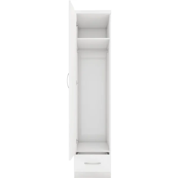 Upgrade Your Bedroom with Home Divine's Nevada 1 Door 1 Drawer Wardrobe