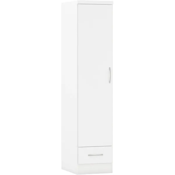 Upgrade Your Bedroom with Home Divine's Nevada 1 Door 1 Drawer Wardrobe