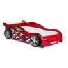 Red Scorpion Racer Car Bed for Children side view