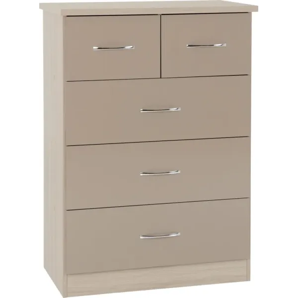 Upgrade Your Bedroom with Nevada 2 Door 1 Drawer Wardrobe Bedroom Set