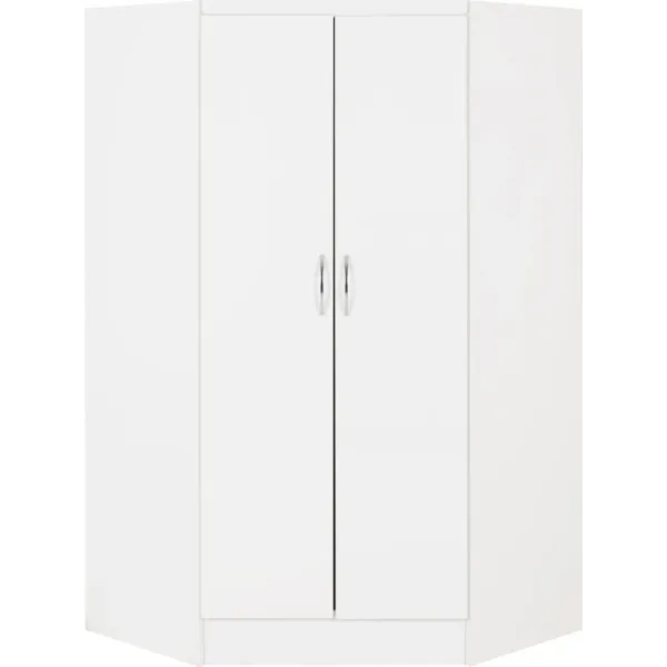 Upgrade Your Bedroom with Home Divine's Nevada 2 Door Corner Wardrobe