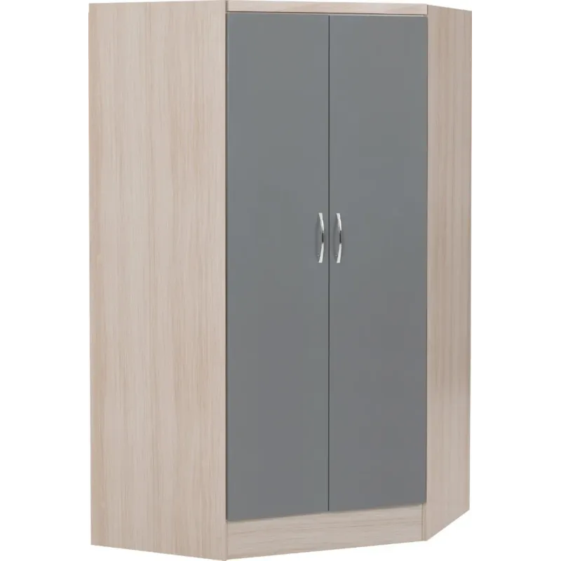 Upgrade Your Bedroom with Home Divine's Nevada 2 Door Corner Wardrobe Upgrade Your Bedroom with Home Divine's Nevada 2 Door Corner Wardrobe