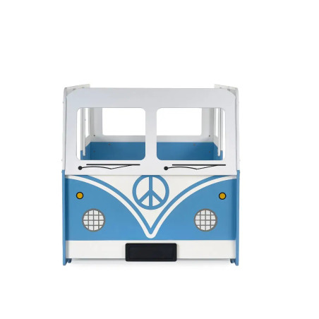 Campervan Single 3ft Bed Light Blue for Kids windows