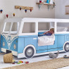 Campervan Single 3ft Bed Light Blue for Kids