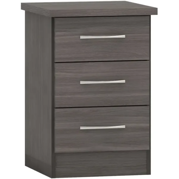 Nevada 3 Door 2 Drawer Mirrored Wardrobe Bedroom Set