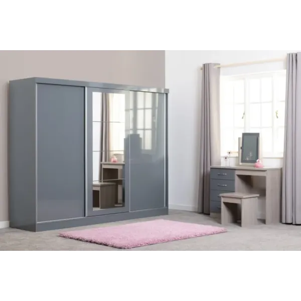 Upgrade Your Bedroom with Home Divine's Nevada 3 Door Sliding Wardrobe
