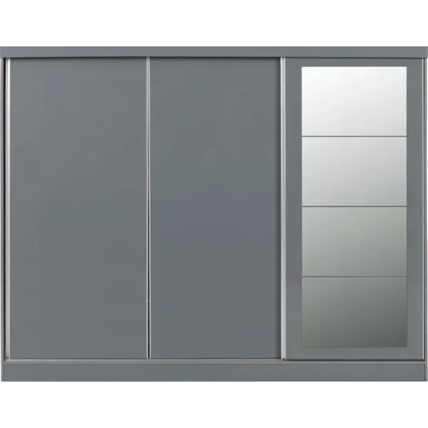 Upgrade Your Bedroom with Home Divine's Nevada 3 Door Sliding Wardrobe