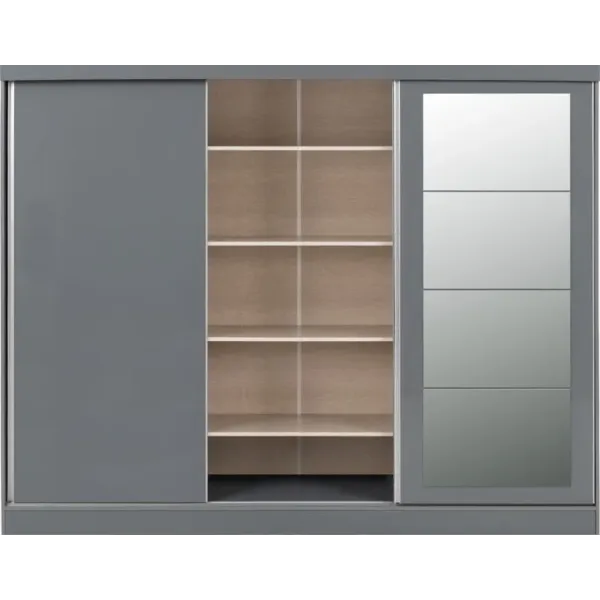 Upgrade Your Bedroom with Home Divine's Nevada 3 Door Sliding Wardrobe