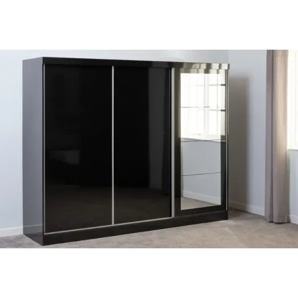 Upgrade Your Bedroom with Home Divine's Nevada 3 Door Sliding Wardrobe