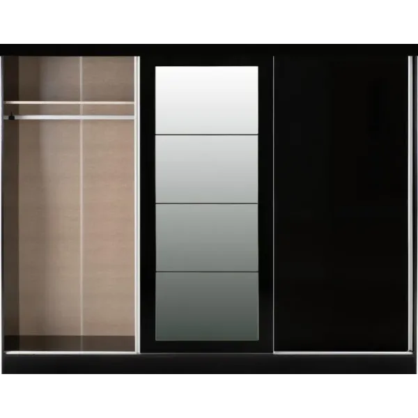 Upgrade Your Bedroom with Home Divine's Nevada 3 Door Sliding Wardrobe