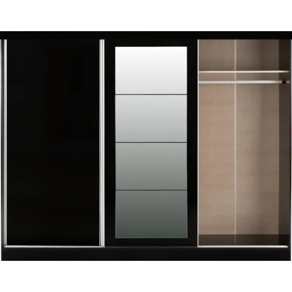 Upgrade Your Bedroom with Home Divine's Nevada 3 Door Sliding Wardrobe