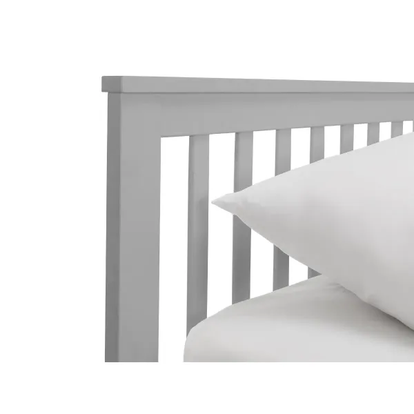 Discover the Maisie Bed With Underbed And Drawers in Light Grey Finish by Home Divine