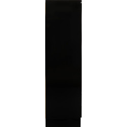 black wardrobe door panel