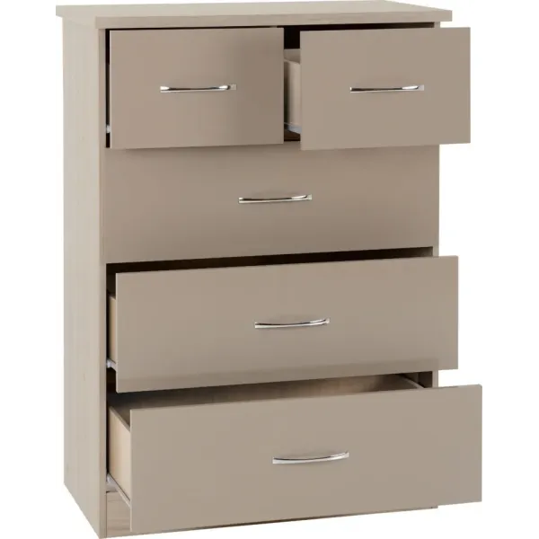 Discover the Stunning Nevada 3+2 Drawer Chest by Home Divine