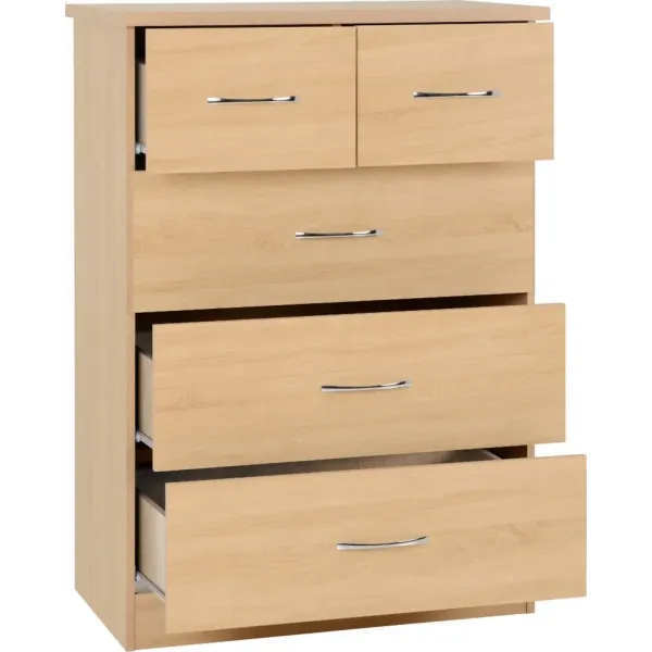 Discover the Stunning Nevada 3+2 Drawer Chest by Home Divine