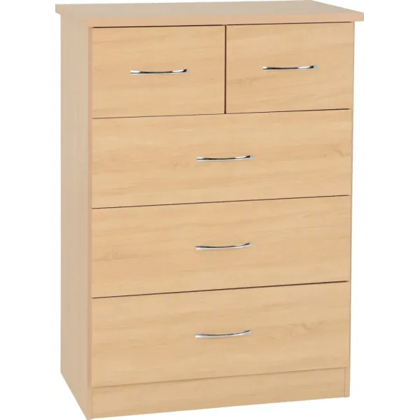 Discover the Stunning Nevada 3+2 Drawer Chest by Home Divine