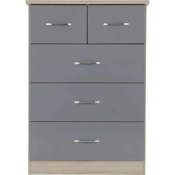 Discover the Stunning Nevada 3+2 Drawer Chest by Home Divine