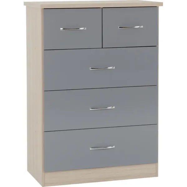 Discover the Stunning Nevada 3+2 Drawer Chest by Home Divine