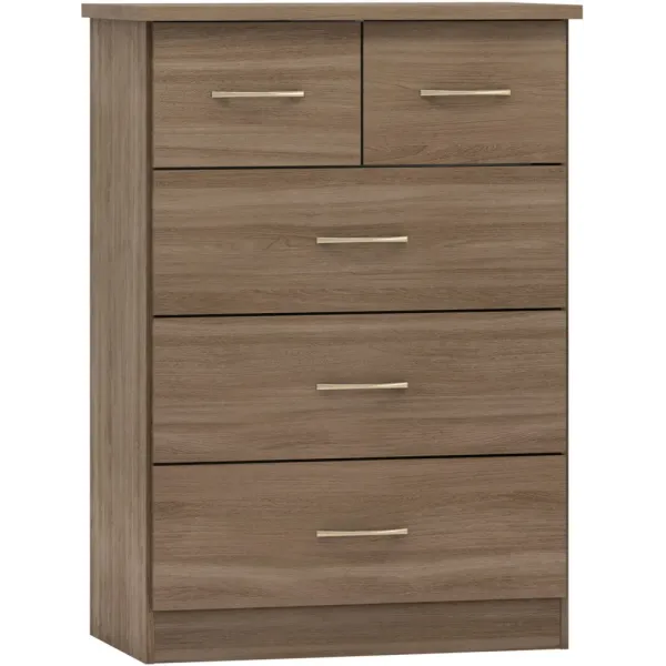 Discover the Stunning Nevada 3+2 Drawer Chest by Home Divine