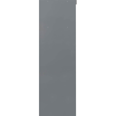 Nevada 2 Door Mirrored Sliding Door Wardrobe White Gloss - Home Divine