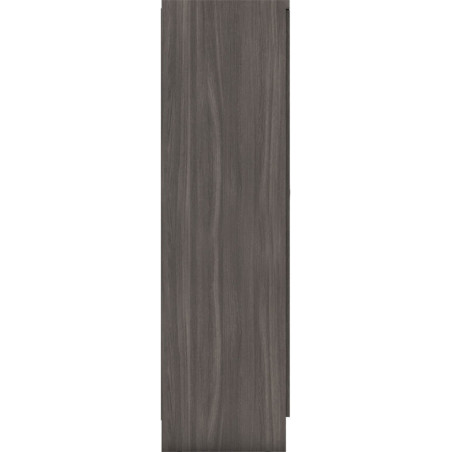 Nevada 6 Door 2 Drawer Mirrored Wardrobe 3D Effect Grey - Home Divine