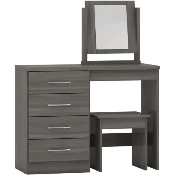 Transform Your Space with the Nevada 4 Drawer Dressing Table Set | Home Divine