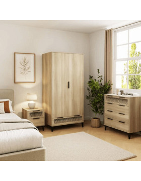 2 Door Wardrobe Bedroom Furniture Sets